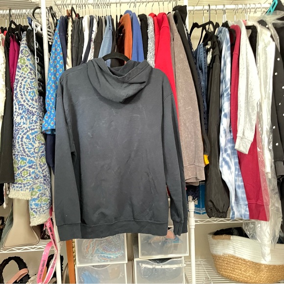 2007 Retro AC DC 1980 Back in BLACK HOODIE size Large - Picture 8 of 10